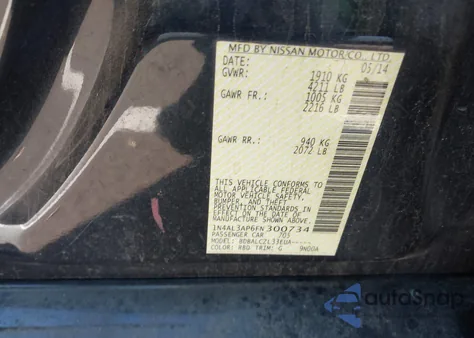 2015 Nissan Altima from USA, damaged, VIN 1N4AL3AP6FN300734